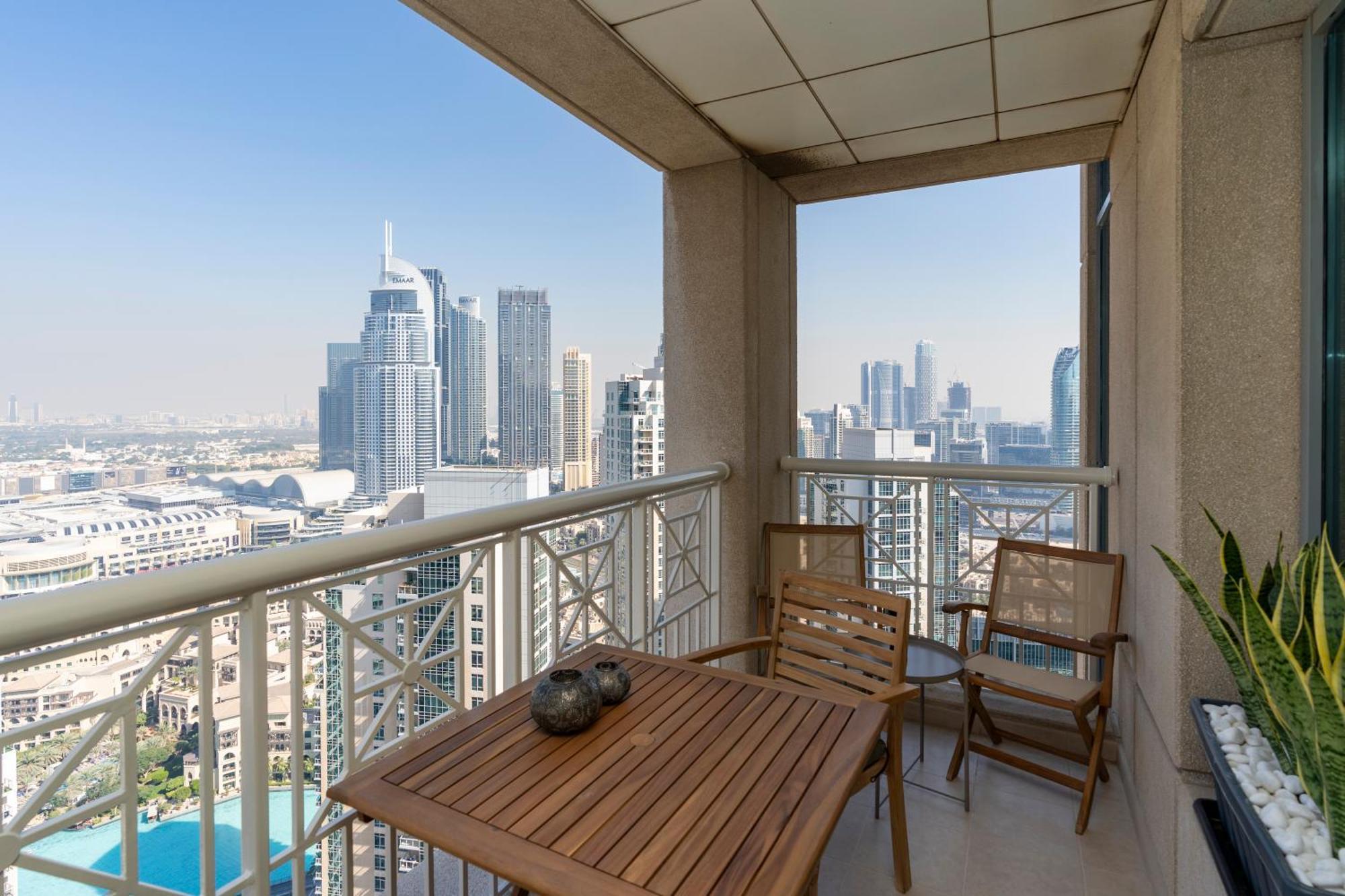 Prestige Living 2Br With Full Burj Khalifa And Fountain View By Auberge Дубай Екстер'єр фото