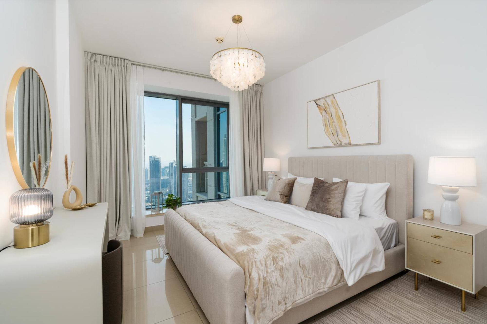 Prestige Living 2Br With Full Burj Khalifa And Fountain View By Auberge Дубай Екстер'єр фото